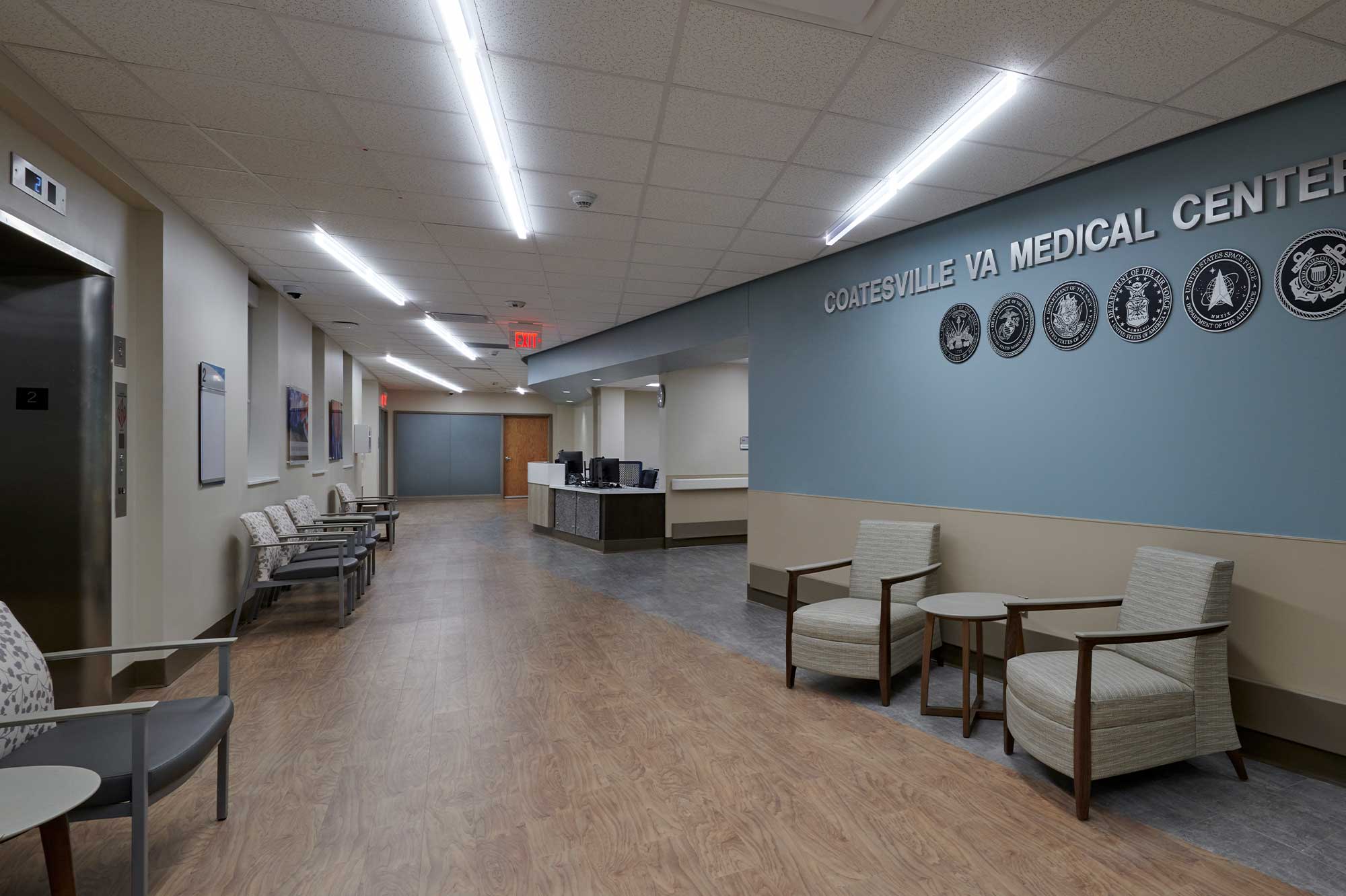 Coatesville VA Medical Center Interior Waiting Room Area